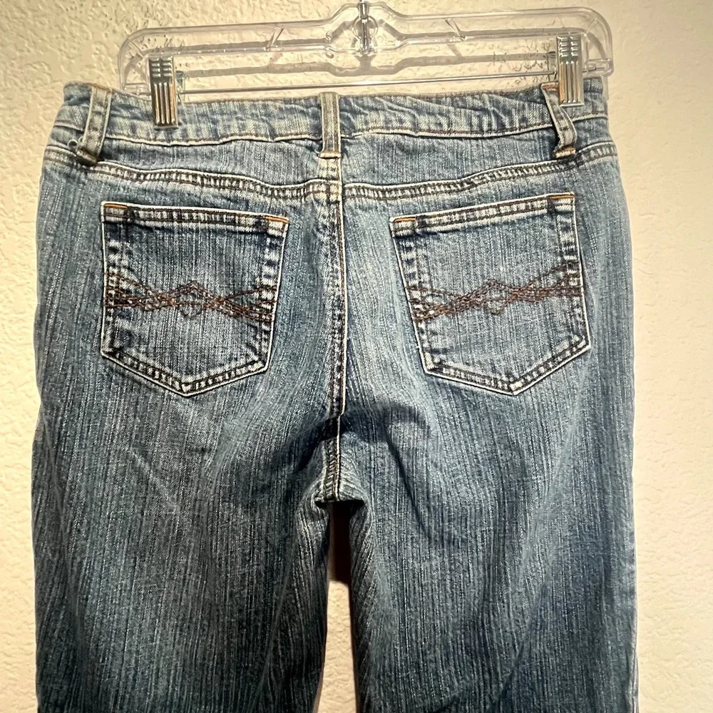 St‎ John's Bay Jeans Womens 10 Blue Denim Stretch Straight Leg Everyday Wear